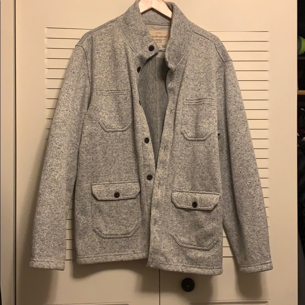 FINAL SALE Men’s Weatherproof Gray cardigan. L.